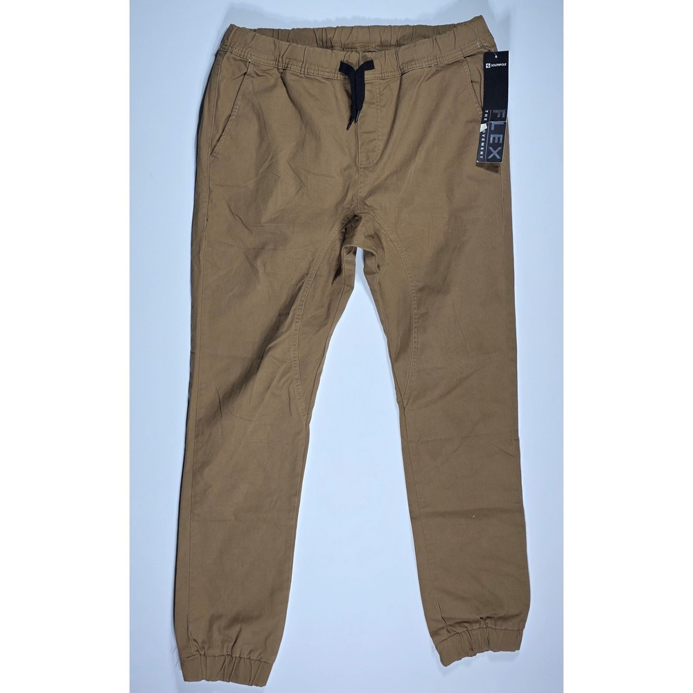 Southpole Flex The Movement Jogger Pants Tobacco Brown Men's Large NWT - Picture 7 of 9